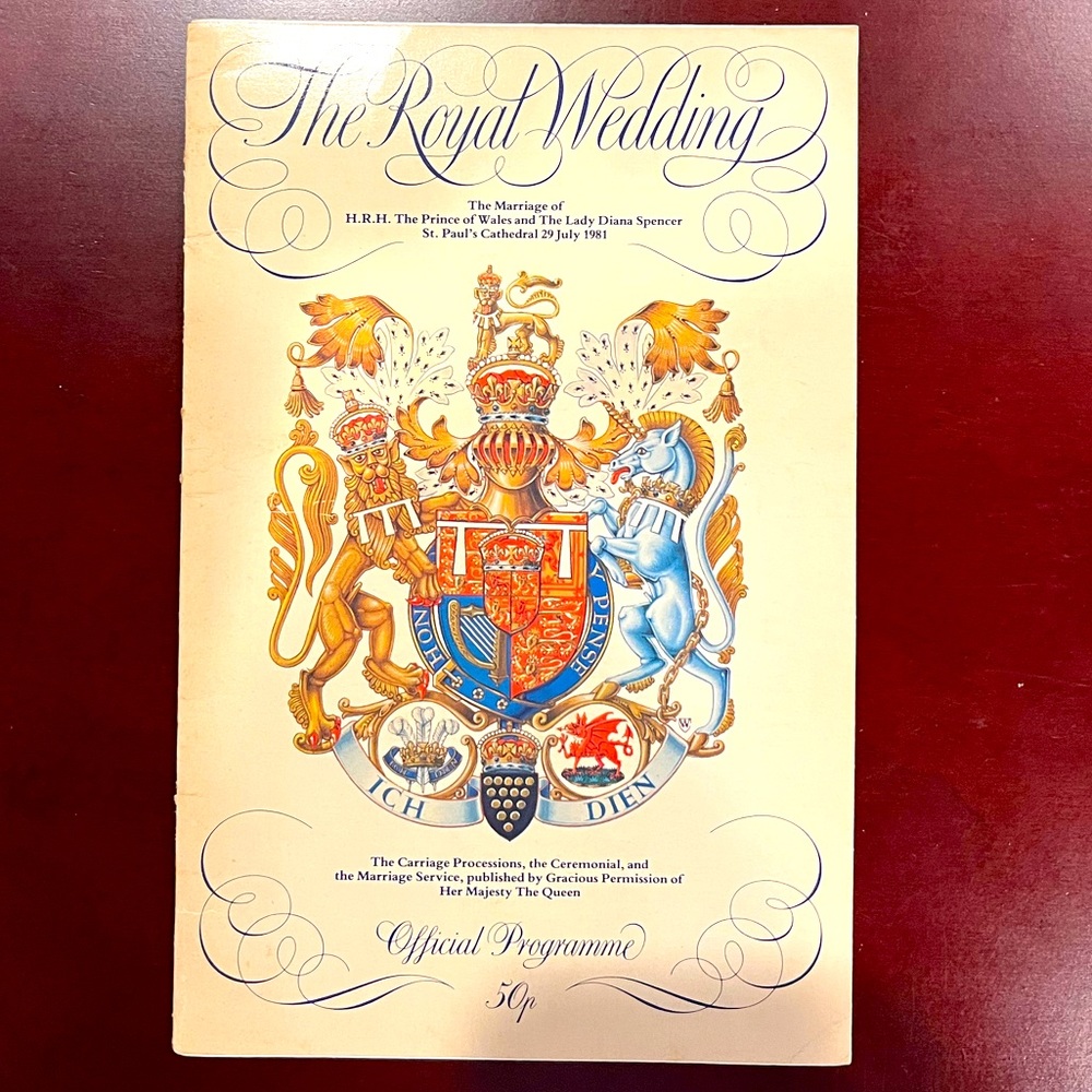 Wedding of Charles and Diana - Souvenir Program